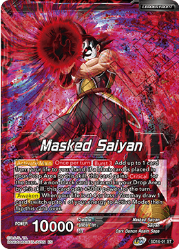 Masked Saiyan // SS3 Bardock, Reborn from Darkness (Starter Deck Exclusive) (SD16-01) [Cross Spirits] | Sanctuary Gaming