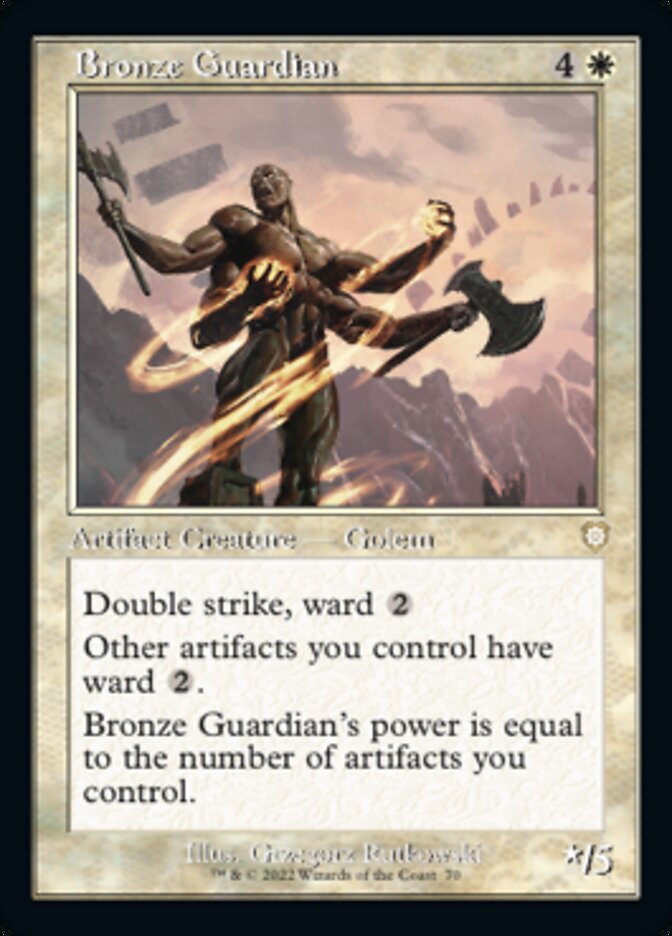 Bronze Guardian (Retro) [The Brothers' War Commander] | Sanctuary Gaming