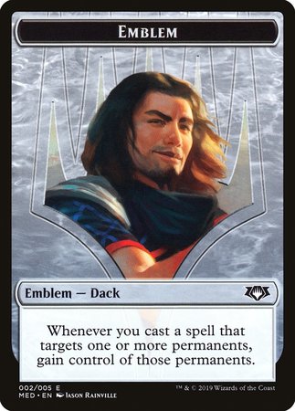 Emblem - Dack Fayden [Mythic Edition Tokens] | Sanctuary Gaming