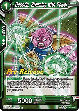 Dodoria, Brimming with Power (BT10-082) [Rise of the Unison Warrior Prerelease Promos] | Sanctuary Gaming