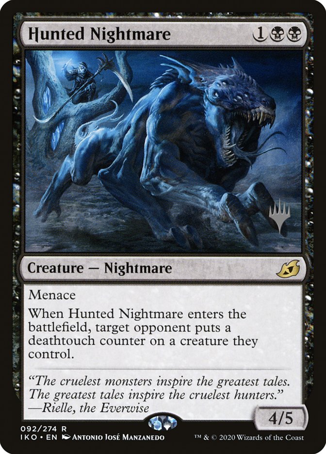Hunted Nightmare (Promo Pack) [Ikoria: Lair of Behemoths Promos] | Sanctuary Gaming
