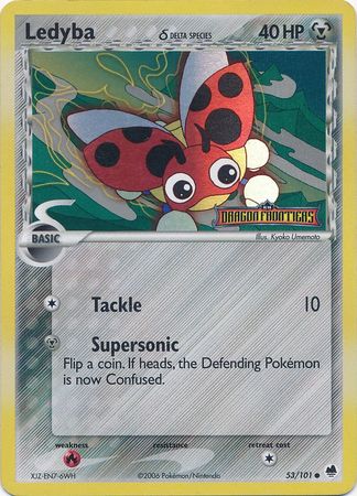 Ledyba (53/101) (Delta Species) (Stamped) [EX: Dragon Frontiers] | Sanctuary Gaming