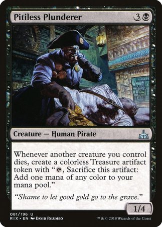 Pitiless Plunderer [Rivals of Ixalan] | Sanctuary Gaming
