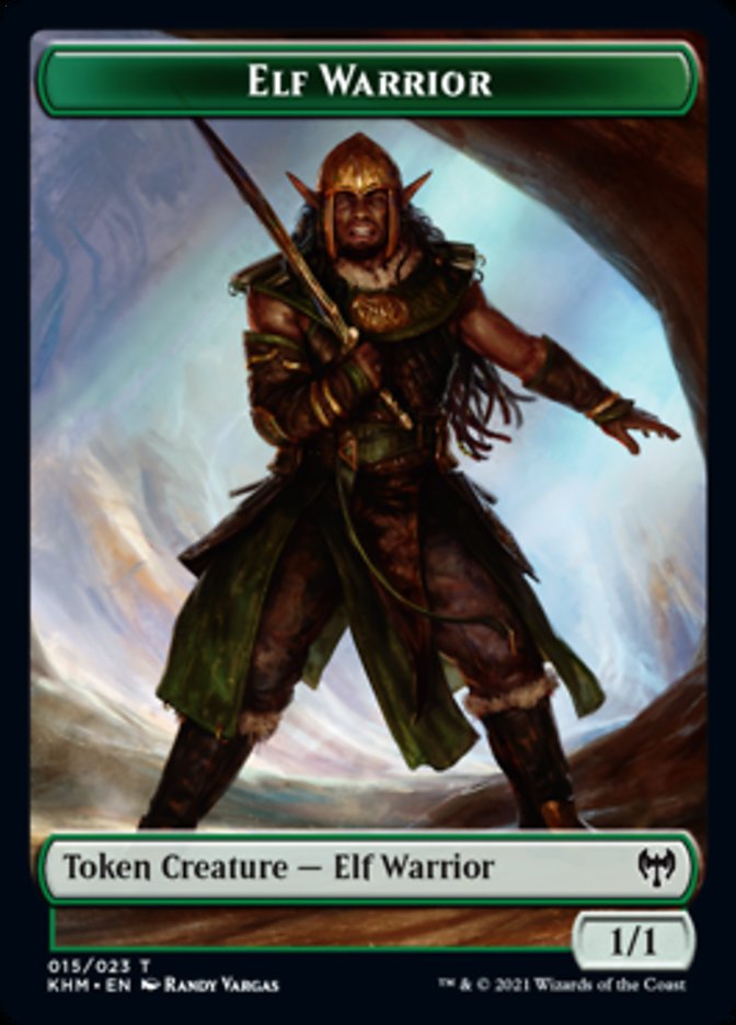 Elf Warrior Token [Kaldheim] | Sanctuary Gaming