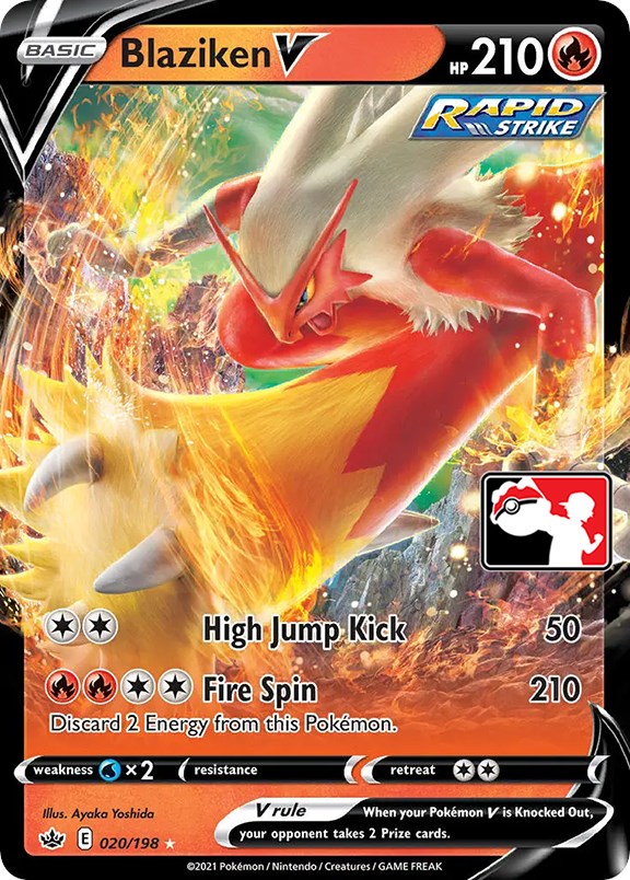 Blaziken V (020/198) [Prize Pack Series One] | Sanctuary Gaming