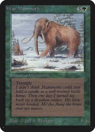 War Mammoth [Limited Edition Alpha] | Sanctuary Gaming