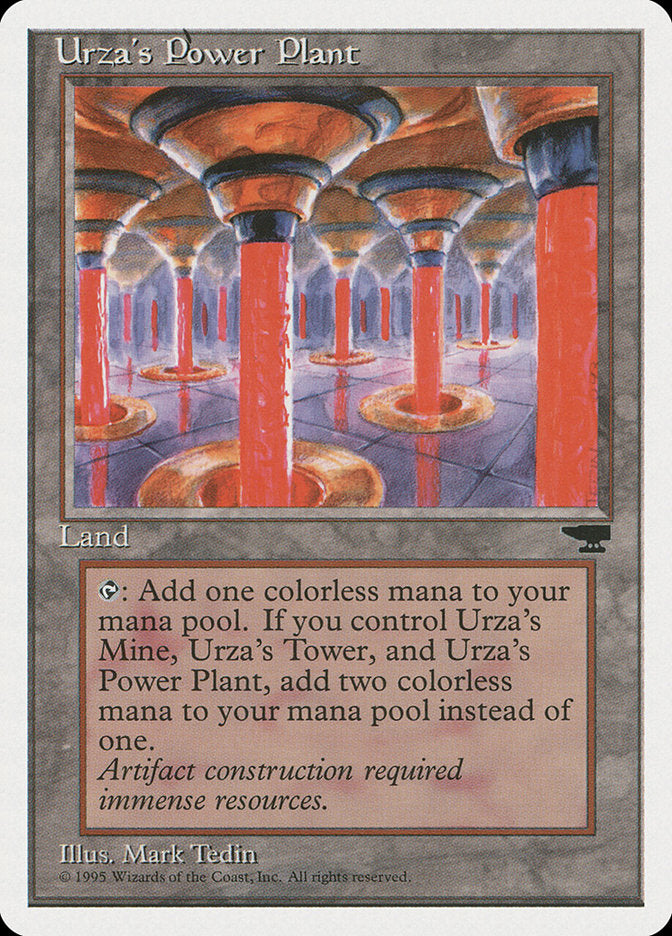 Urza's Power Plant (Red Columns) [Chronicles] | Sanctuary Gaming