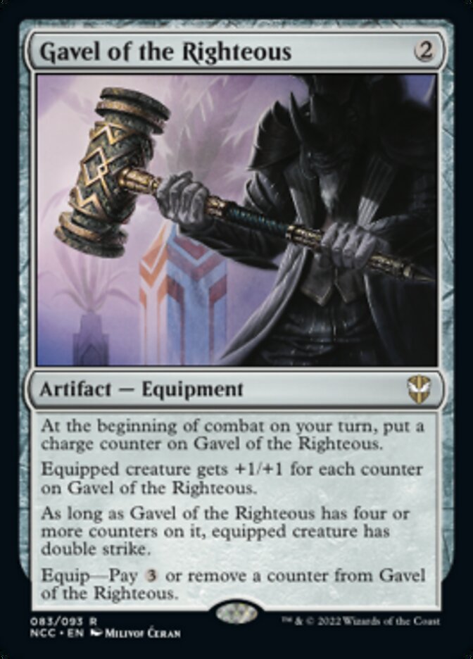 Gavel of the Righteous [Streets of New Capenna Commander] | Sanctuary Gaming