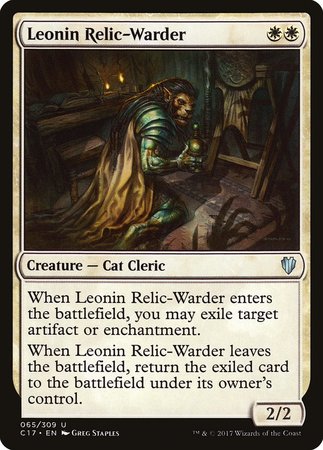 Leonin Relic-Warder [Commander 2017] | Sanctuary Gaming