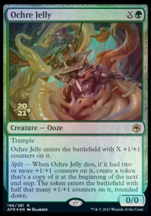 Ochre Jelly [Dungeons & Dragons: Adventures in the Forgotten Realms Prerelease Promos] | Sanctuary Gaming