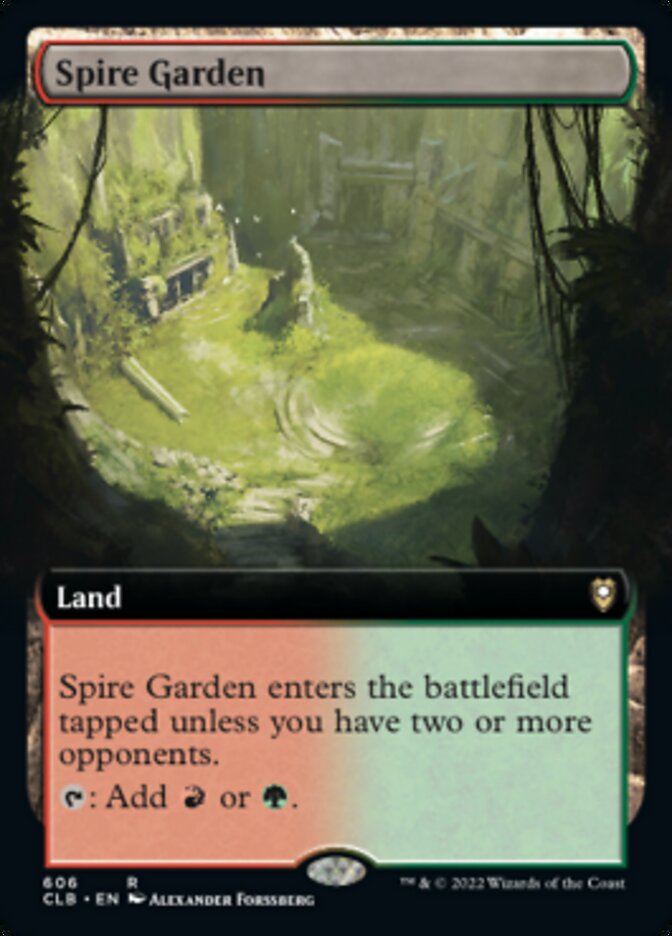 Spire Garden (Extended Art) [Commander Legends: Battle for Baldur's Gate] | Sanctuary Gaming