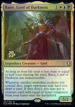 Bane, Lord of Darkness [Commander Legends: Battle for Baldur's Gate Prerelease Promos] | Sanctuary Gaming