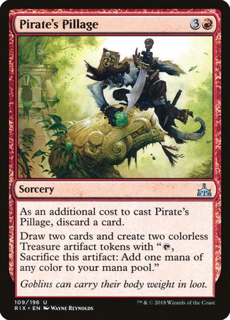 Pirate's Pillage [Rivals of Ixalan] | Sanctuary Gaming