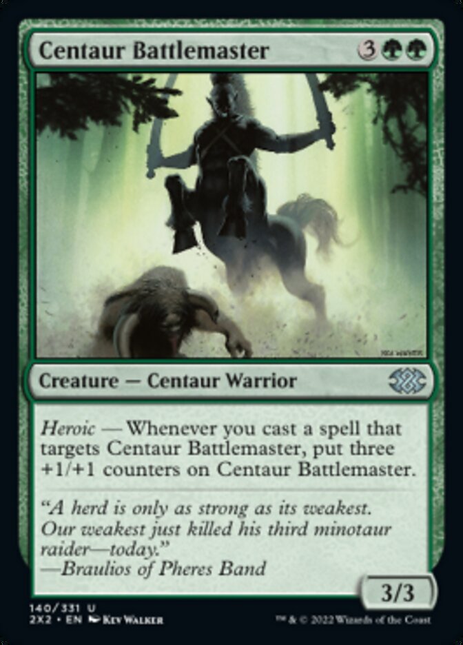 Centaur Battlemaster [Double Masters 2022] | Sanctuary Gaming