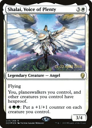 Shalai, Voice of Plenty [Dominaria Promos] | Sanctuary Gaming