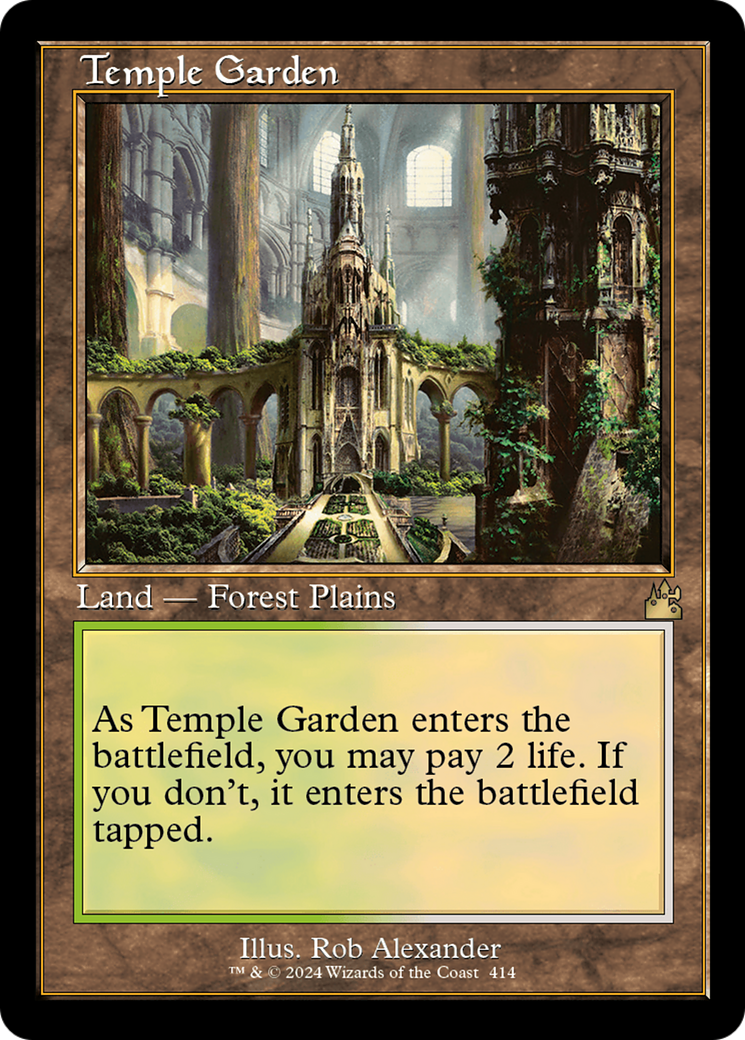 Temple Garden (Retro) [Ravnica Remastered] | Sanctuary Gaming