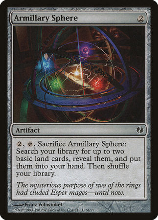 Armillary Sphere [Duel Decks: Venser vs. Koth] | Sanctuary Gaming