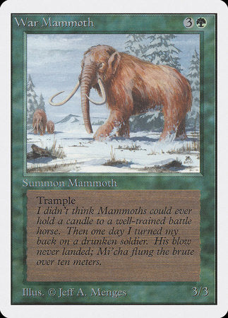 War Mammoth [Unlimited Edition] | Sanctuary Gaming