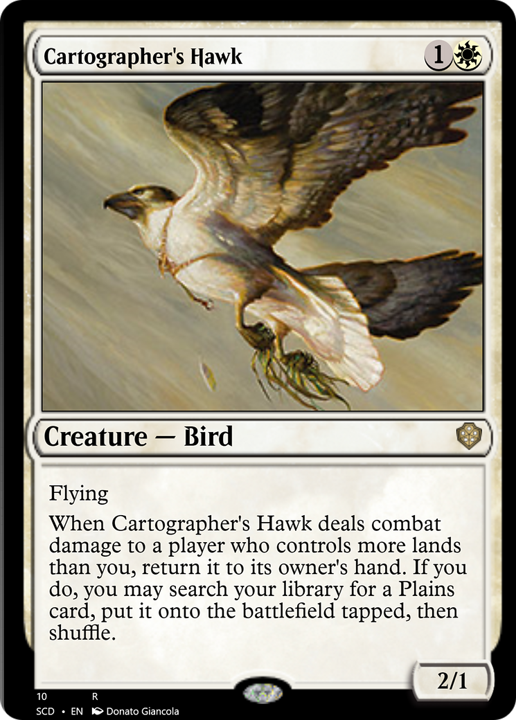 Cartographer's Hawk [Starter Commander Decks] | Sanctuary Gaming