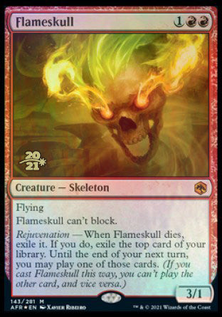 Flameskull [Dungeons & Dragons: Adventures in the Forgotten Realms Prerelease Promos] | Sanctuary Gaming