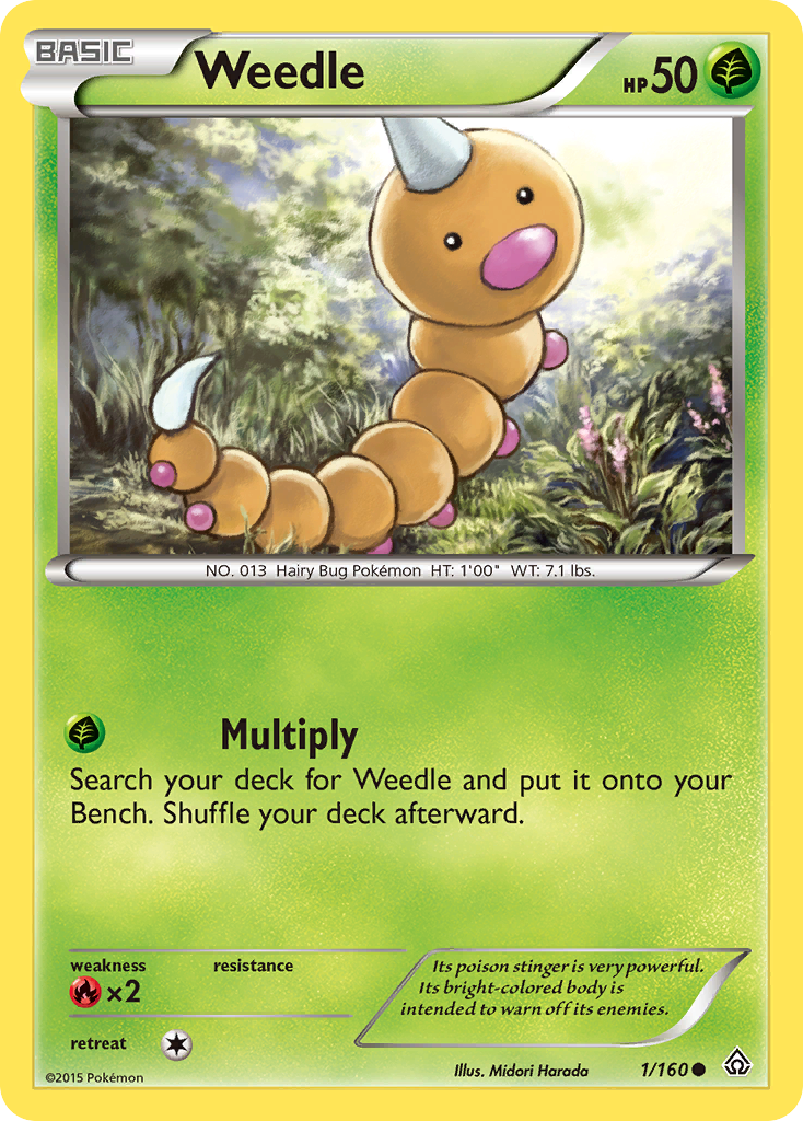 Weedle (1/160) [XY: Primal Clash] | Sanctuary Gaming