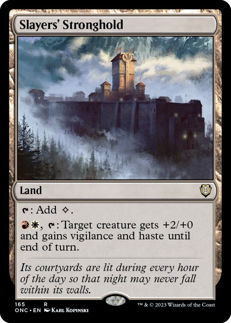 Slayers' Stronghold [Phyrexia: All Will Be One Commander] | Sanctuary Gaming