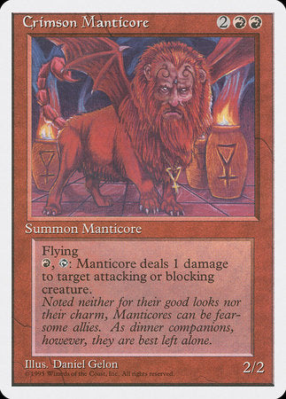 Crimson Manticore [Fourth Edition] | Sanctuary Gaming