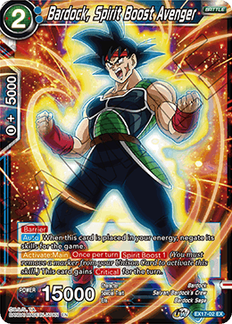 Bardock, Spirit Boost Avenger [EX17-02] | Sanctuary Gaming