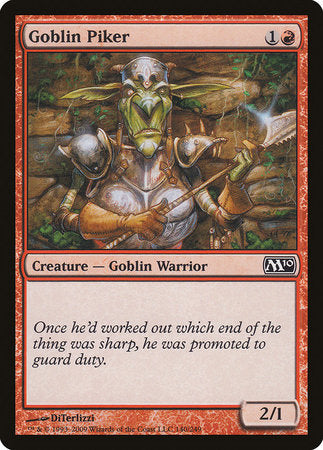 Goblin Piker [Magic 2010] | Sanctuary Gaming