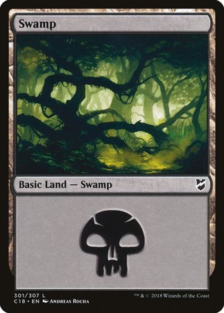 Swamp (301) [Commander 2018] | Sanctuary Gaming