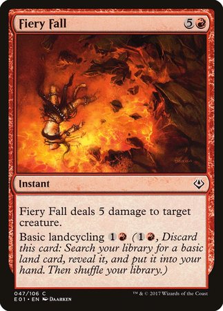 Fiery Fall [Archenemy: Nicol Bolas] | Sanctuary Gaming