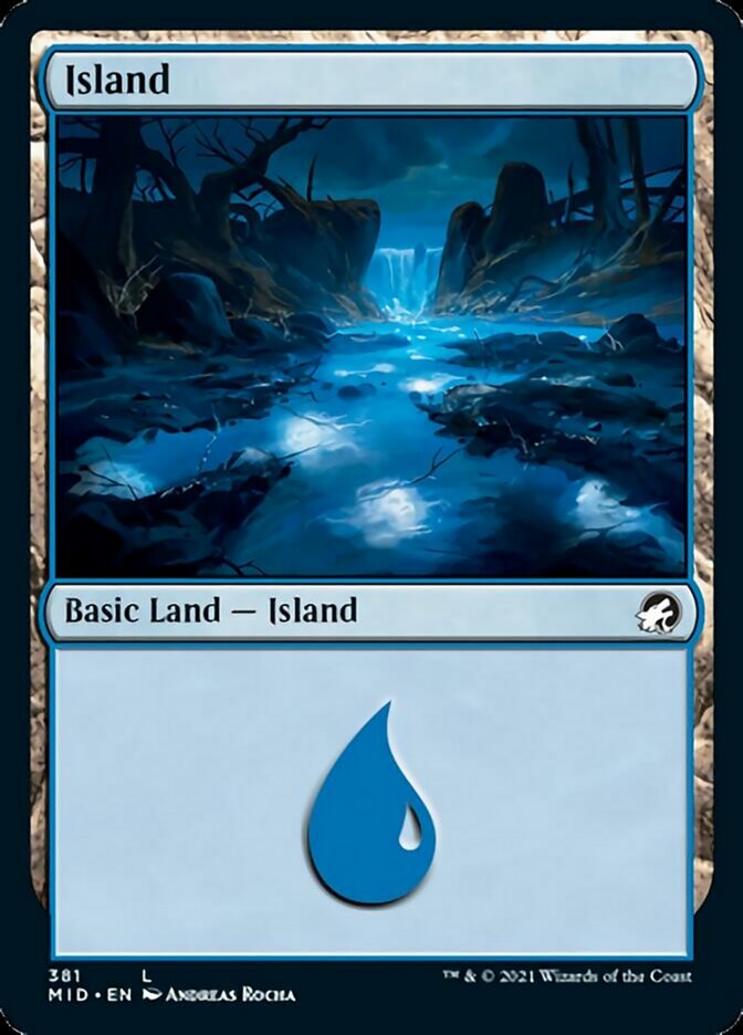 Island (381) [Innistrad: Midnight Hunt] | Sanctuary Gaming