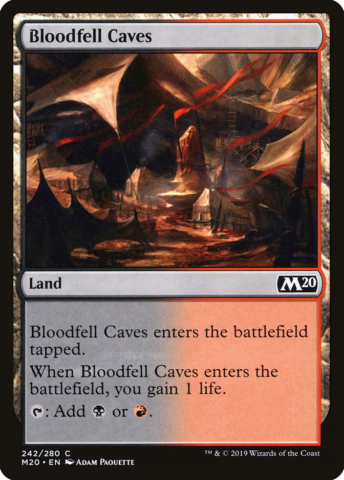 Bloodfell Caves [Core Set 2020] | Sanctuary Gaming