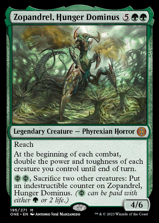 Zopandrel, Hunger Dominus [Phyrexia: All Will Be One] | Sanctuary Gaming