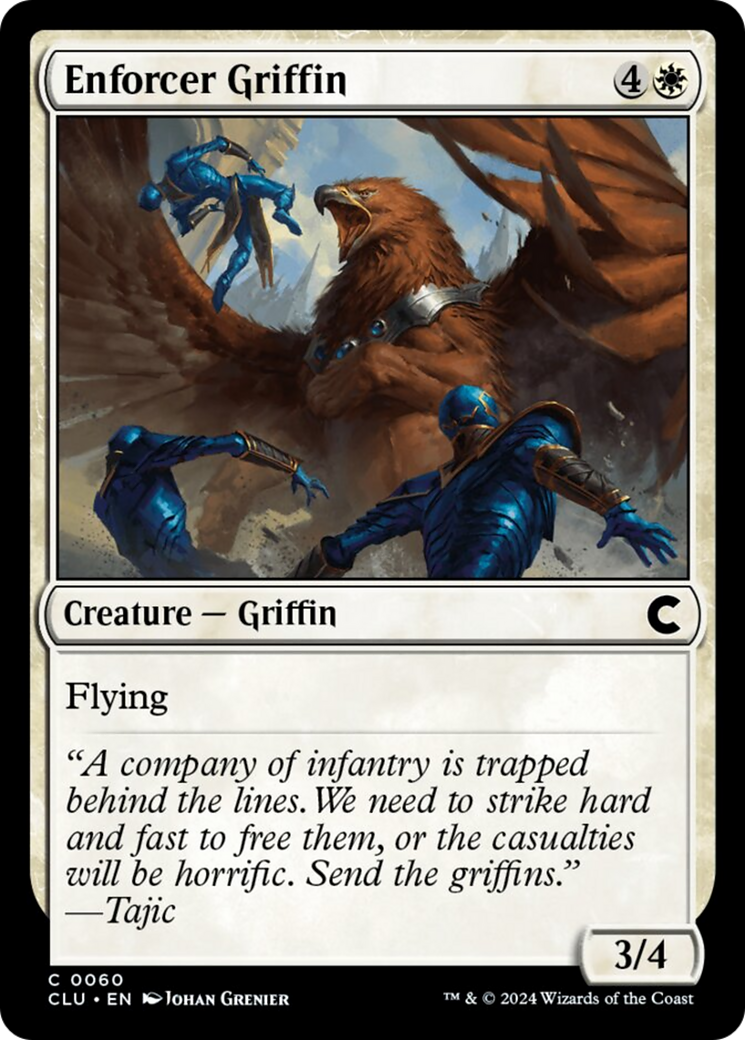 Enforcer Griffin [Ravnica: Clue Edition] | Sanctuary Gaming