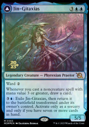 Jin-Gitaxias // The Great Synthesis [March of the Machine Prerelease Promos] | Sanctuary Gaming
