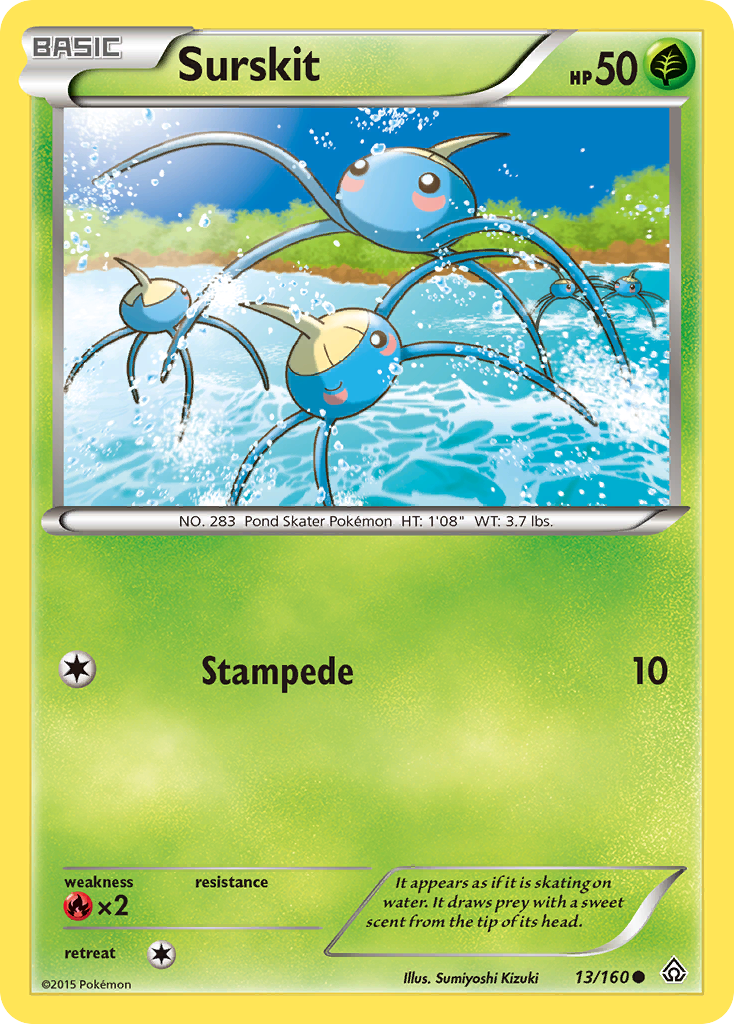 Surskit (13/160) [XY: Primal Clash] | Sanctuary Gaming