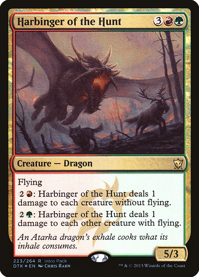 Harbinger of the Hunt (Intro Pack) [Dragons of Tarkir Promos] | Sanctuary Gaming