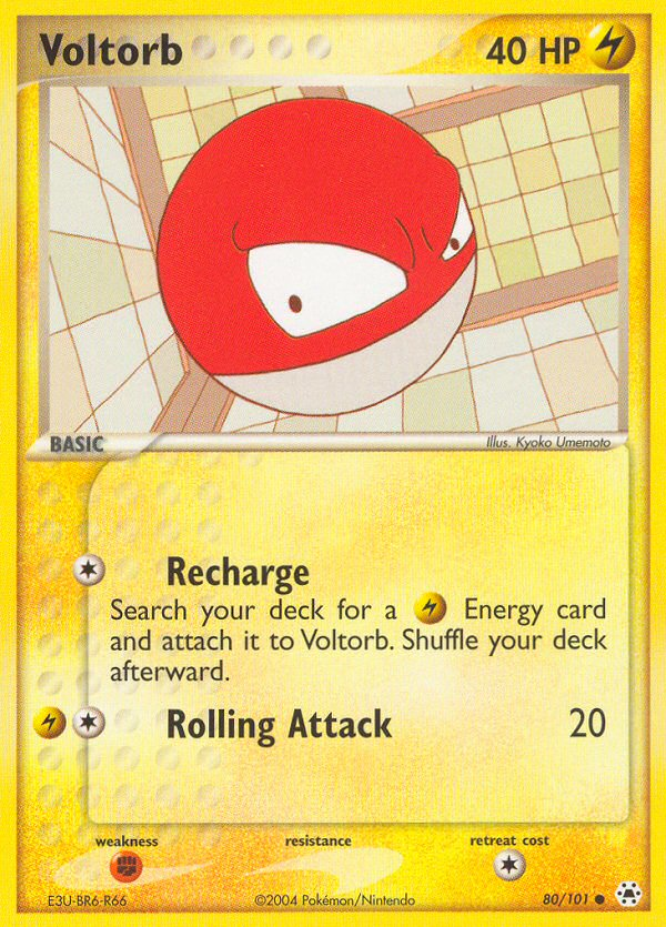 Voltorb (80/101) [EX: Hidden Legends] | Sanctuary Gaming