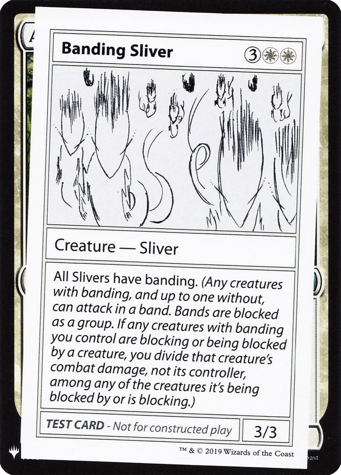 Banding Sliver [Mystery Booster Playtest Cards] | Sanctuary Gaming