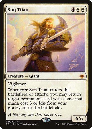 Sun Titan [Archenemy: Nicol Bolas] | Sanctuary Gaming