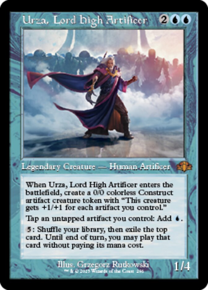 Urza, Lord High Artificer (Retro) [Dominaria Remastered] | Sanctuary Gaming