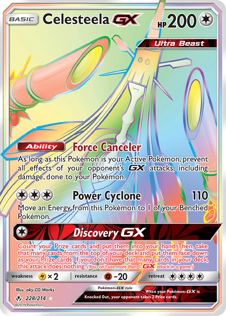 Celesteela GX (228/214) [Sun & Moon: Unbroken Bonds] | Sanctuary Gaming