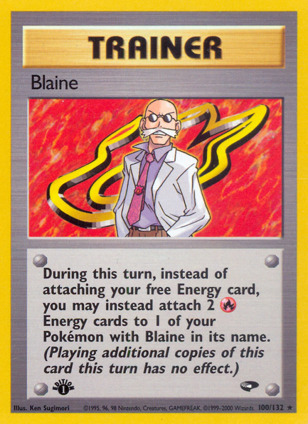 Blaine (100/132) [Gym Challenge 1st Edition] | Sanctuary Gaming