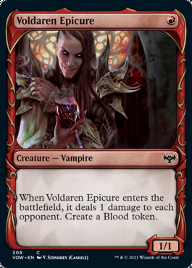 Voldaren Epicure (Showcase Fang Frame) [Innistrad: Crimson Vow] | Sanctuary Gaming