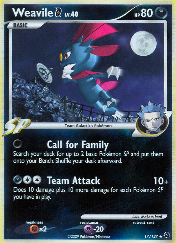 Weavile G (17/127) [Platinum: Base Set] | Sanctuary Gaming