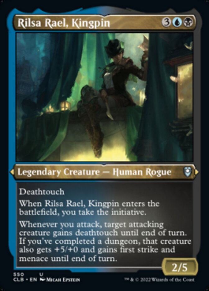 Rilsa Rael, Kingpin (Foil Etched) [Commander Legends: Battle for Baldur's Gate] | Sanctuary Gaming