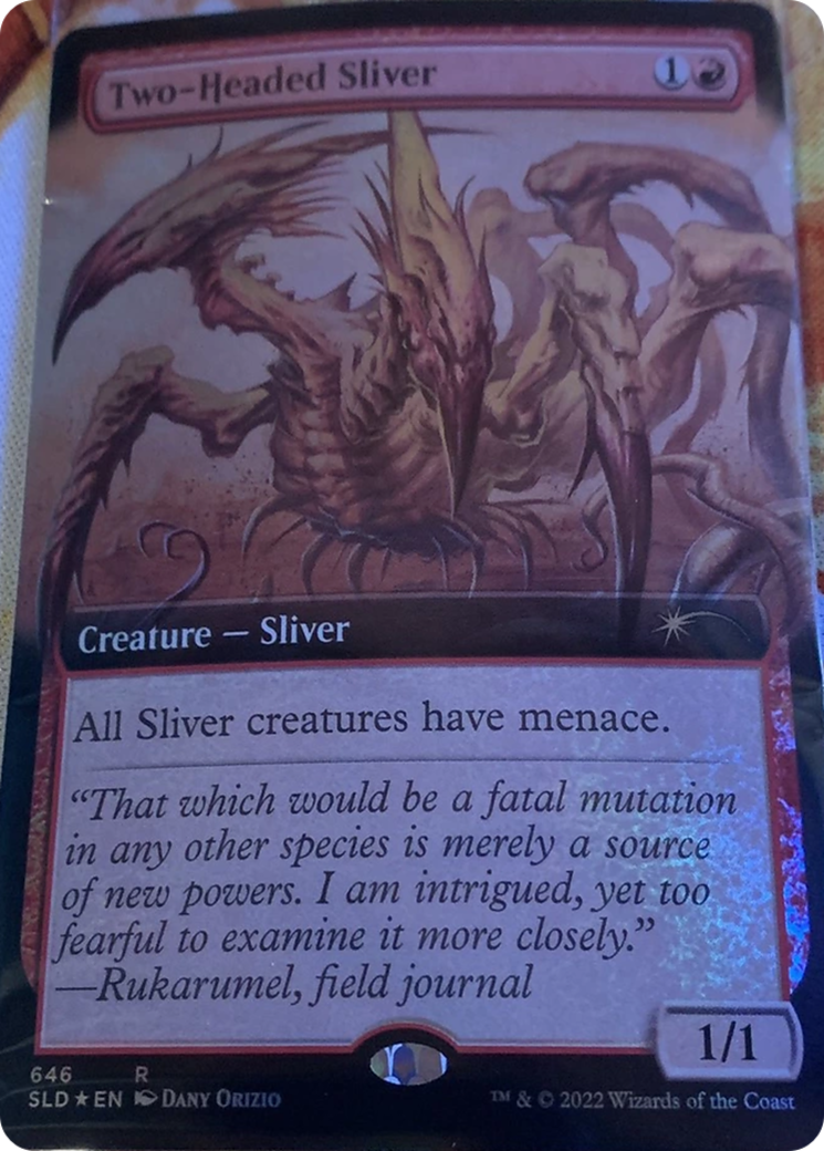 Two-Headed Sliver (Extended Art) [Secret Lair Drop Promos] | Sanctuary Gaming
