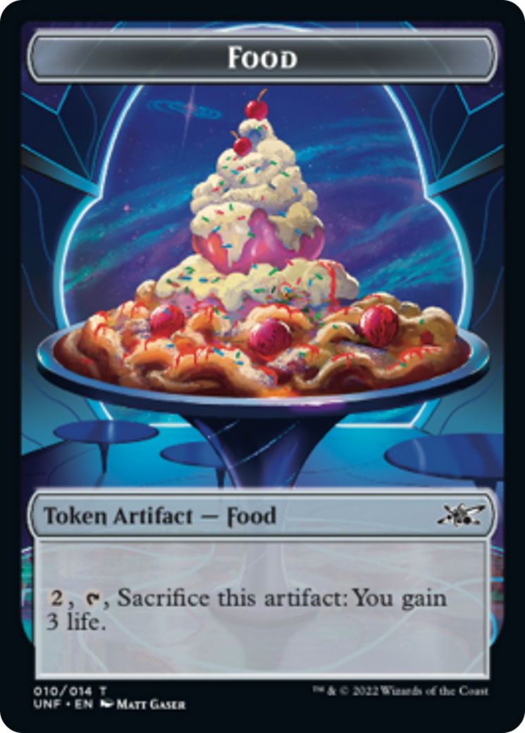 Teddy Bear // Food (010) Double-sided Token [Unfinity Tokens] | Sanctuary Gaming