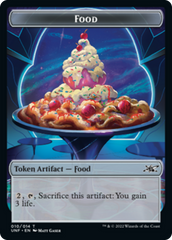 Cat // Food (10) Double-sided Token [Unfinity Tokens] | Sanctuary Gaming